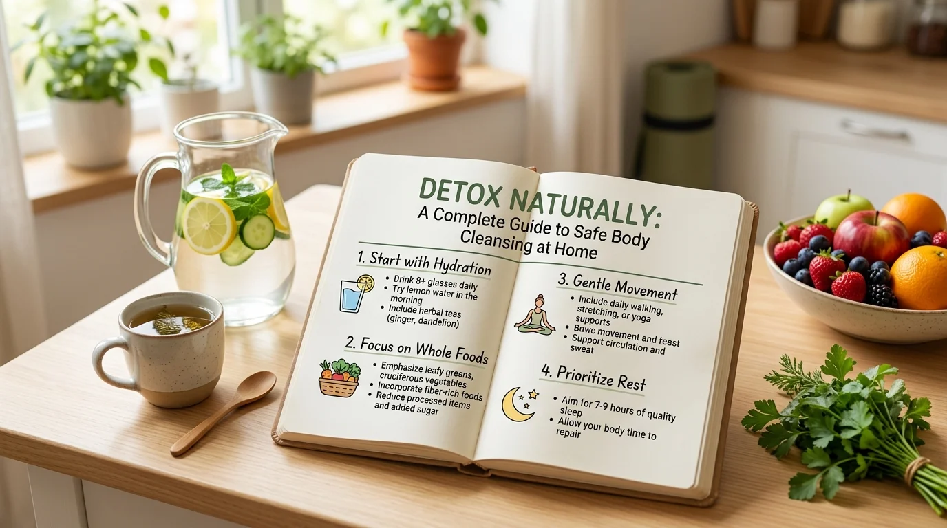 Detox Naturally: A Complete Guide to Safe Body Cleansing at Home