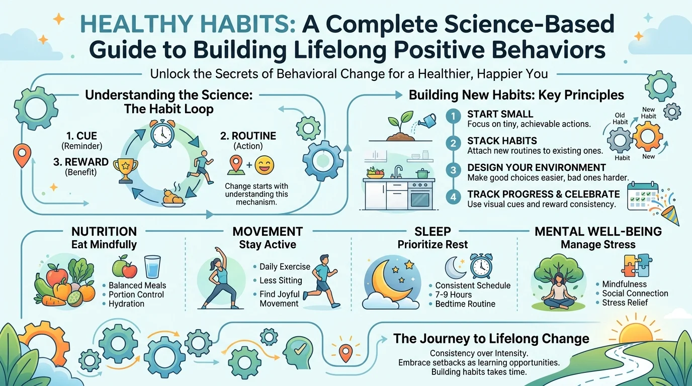 Healthy Habits: A Complete Science-Based Guide to Building Lifelong Positive Behaviors