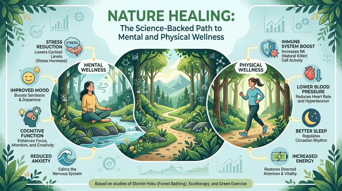 Nature Healing: The Science-Backed Path to Mental and Physical Wellness